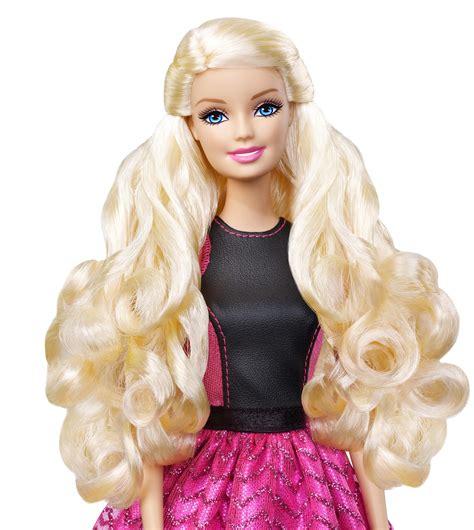 curl barbie doll hair